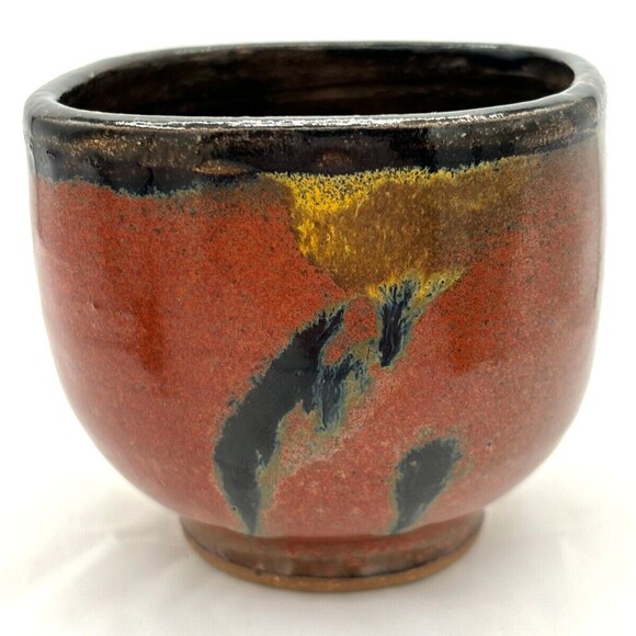 Studio Art Pottery Stoneware Earthenware Clay Small Bowls Ramekins Qty 3 Glazed - Picture 9 of 16